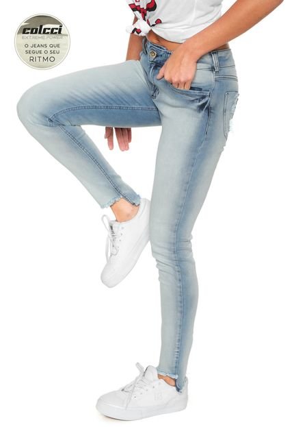 Calça Jeans Colcci Extreme Power Skinny Fátima Azul - Marca Colcci