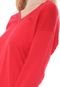 Suéter Lacoste Tricot Logo Vermelho - Marca Lacoste