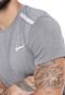 Camiseta Nike M Nk Cool Miler Top Ss Cinza - Marca Nike