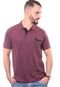 Camisa Polo Regular Piquet Mescla Rosa Traymon CP0706 - Marca Traymon