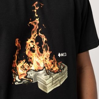 Camiseta Regular MCD Dólar Fuego