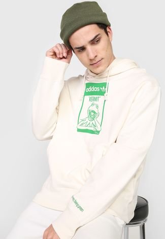 Moletom Fechado adidas Originals Kermit Off-White
