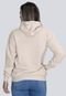 Moletom Blusa de Frio Feminino Accept Understand  Bege - Marca Lucas Lunny