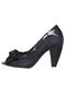 Peep Toe Renda Roxo - Marca Dakota