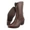 Bota em Couro Western Texana Cano Medio Bico Fino Country Feminina Chocolate Rado Shoes - Marca RADO SHOES