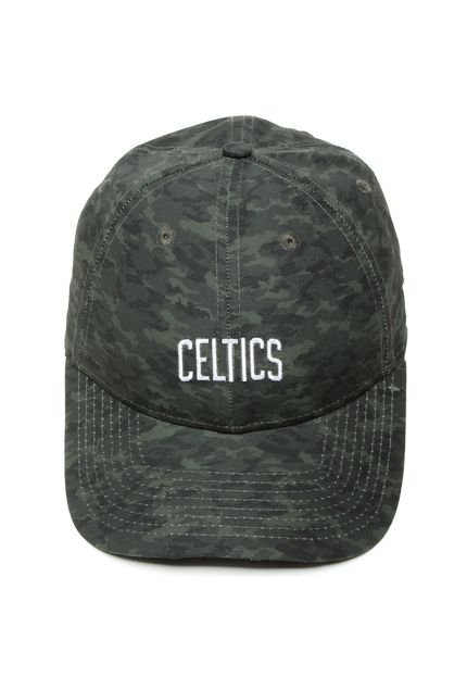 Boné New Era Snapback 940 Military Camo Boston Celtics Verde - Marca New Era