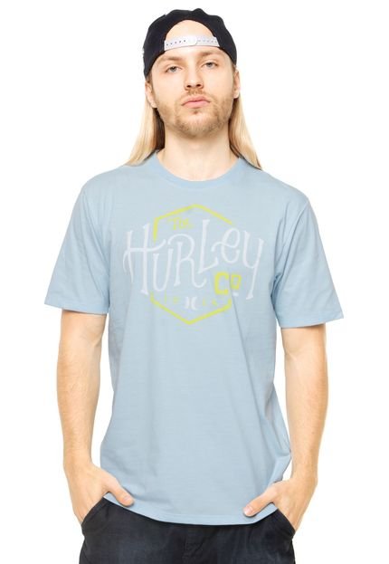 Camiseta Manga Curta Hurley Star Azul - Marca Hurley