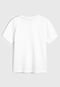 Camiseta Carinhoso Infantil Degradê Branco/Bege - Marca Carinhoso