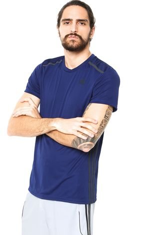 Camiseta adidas Performance Cool365 Azul-Marinho
