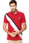 Camisa Polo Tommy Hilfiger Regular Fit Brasão Vermelha - Marca Tommy Hilfiger