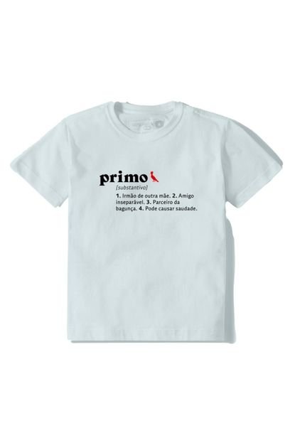 Camiseta Infantil Estampa Primos Dic Reserva Mini Branco - Marca Reserva Mini