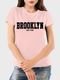 Camiseta Feminina Rosa Brooklyn Algodão Premium Benellys - Marca Benellys