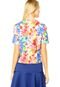 Blusa Sommer Classica Flower Multicolorida - Marca Sommer