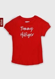Camiseta Rojo-Blanco Tommy Hilfiger Kids