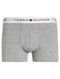 Cueca Tommy Hilfiger Cotton Stretch Trunk Preta Cinza Mescla Pack 3UN - Marca Tommy Hilfiger