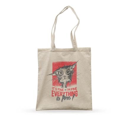 Ecobag Everyting Is Fine - Marca Studio Geek 