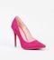 Scarpin Salto Fino 12cm Glitter Pink CBK  Rosa - Marca CHIBINSKI