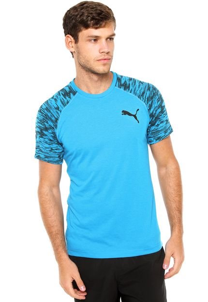 Camiseta Puma Dri Release Graphic Azul - Marca Puma