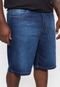 Bermuda Fatal Jeans Slim Plus Size Azul - Marca Fatal