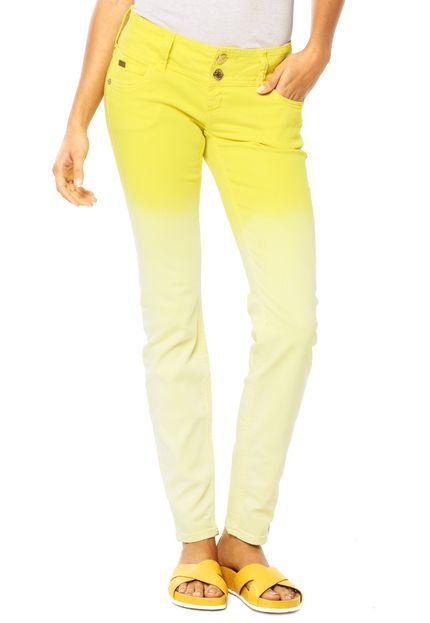 Calça Jeans Colcci Gradient Amarela - Marca Colcci