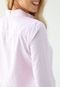 Camisa GAP Slim Listrada Bolso Rosa - Marca GAP