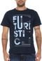 Camiseta FiveBlu Manga Curta Futuristic Azul-marinho - Marca FiveBlu