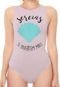 Body FiveBlu Sereias Rosa - Marca FiveBlu