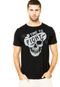 Camiseta Pretorian Skull Preta - Marca Pretorian