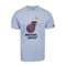 Camiseta New Era Plus Size Miami Heat Mescla Cinza - Marca New Era