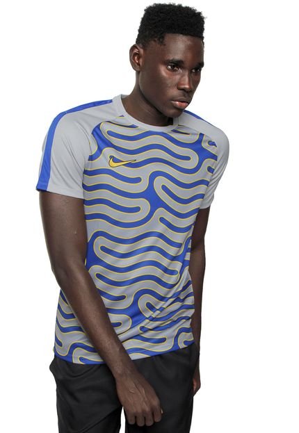 Camiseta Nike Dry Acdmy Top Ss Gx2 Cinza - Marca Nike