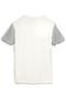 Camiseta GAP Color Block Off-White/Cinza - Marca GAP