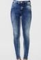 Calça Jeans Sawary Skinny Estonada Azul - Marca Sawary