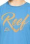 Camiseta Manga Curta Reef Letter Azul - Marca Reef
