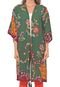 Kimono Mercatto Floral Verde - Marca Mercatto