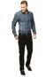 Camisa Jeans Tommy Hilfiger Style Azul - Marca Tommy Hilfiger