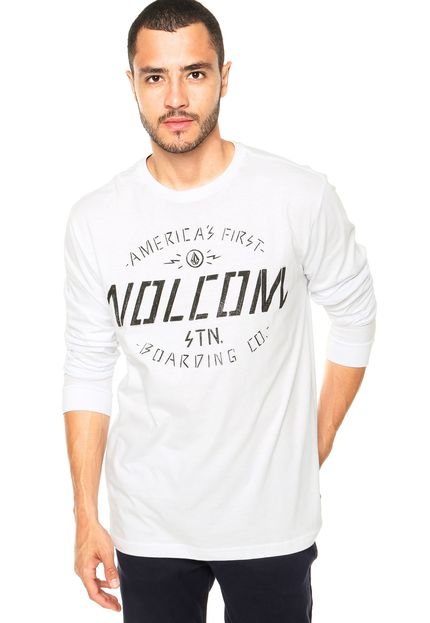 Camiseta Volcom Modern Militia Branca - Marca Volcom