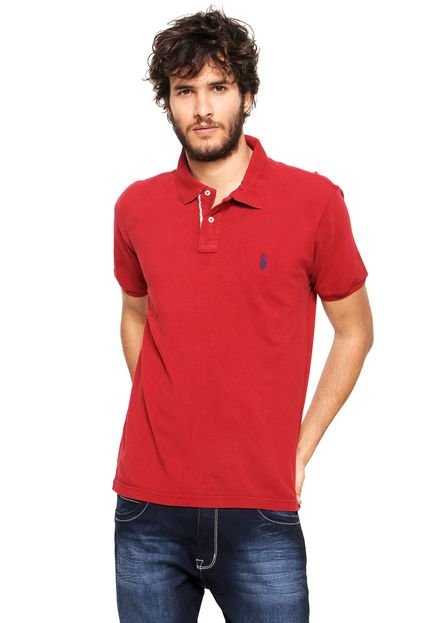 Camisa Polo Pineapple Slim Vermelha - Marca Pineapple