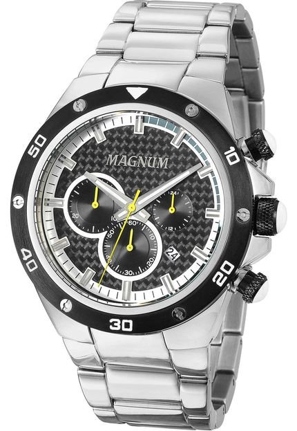 Relógio Magnum MA34281Y Prata - Marca Magnum