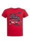 Camiseta Malwee Hot Wheels 68 Vermelha - Marca Malwee