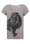 Blusa Shoulder Lion Cinza - Marca Shoulder