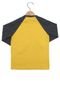 Camiseta Kyly Manga Longa Menino Amarelo - Marca Kyly