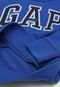 Blusa de Moletom GAP Infantil Logo Azul - Marca GAP