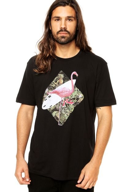 Camiseta Rusty Flamingo Preta - Marca Rusty