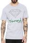 Camiseta Diamond Supply Co Estampada Cinza - Marca Diamond Supply Co