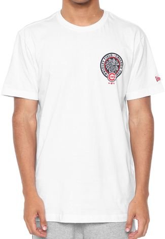 Camiseta New Era Chicago Cubs Branca
