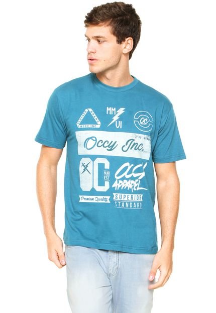 Camiseta Occy Amell Azul - Marca Occy
