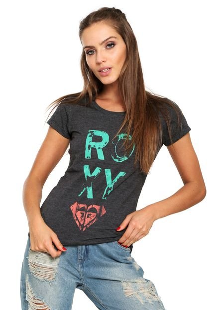 Camiseta Roxy This Time Cinza - Marca Roxy