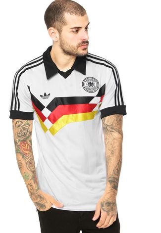 Camisa Manga Curta adidas Originals Germany Branca - Compre Agora Brasil