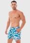 Shorts Masculino Praia Florido Azul Short Benellys - Marca Benellys