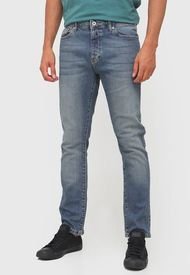 Jeans Topman Rainer Essential Azul - Calce Slim Fit